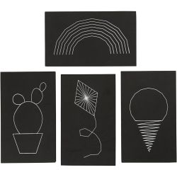 Platten für Fadenkunst