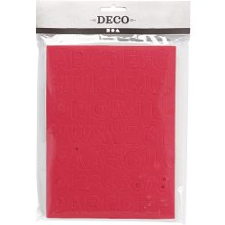 Moosgummi-Buchstaben & Zahlen