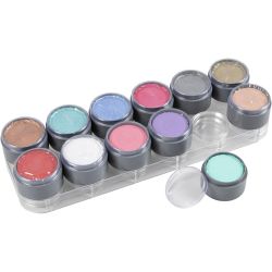 Grimas Gesichtsschminke auf Farbpalette