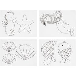 Plastikschrumpfplatten mit Motiven