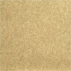 Goldgelber Paillettenstoff