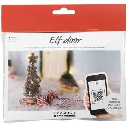 Mini Kreativ Set Wichteltür, Weihnachtsbaum, 1 Pck