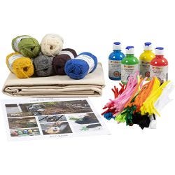 Kreativ Mix Textilien, 1 Pck