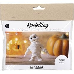 Mini Kreativ Set Modellieren, Mumie, Weiß, 1 Pck