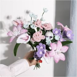 Kreativ Set Blumen aus Pfeifenreinigern