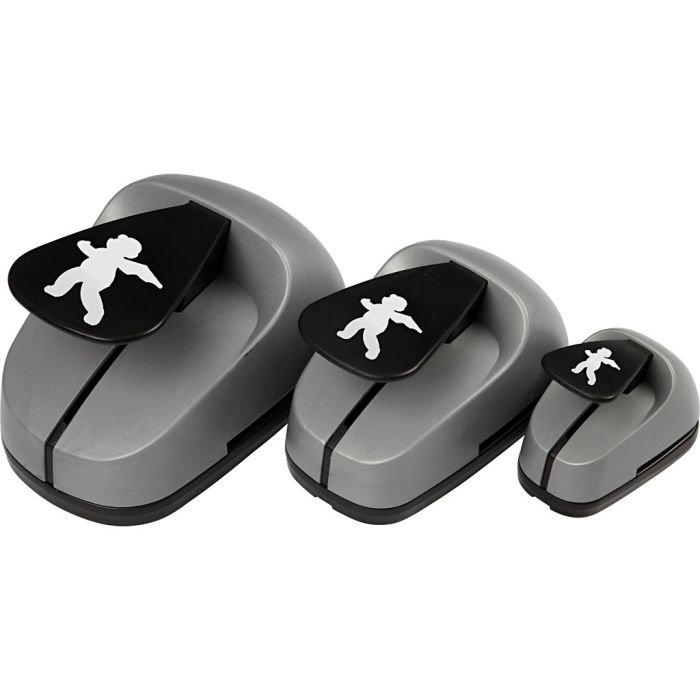 Stanzer-Set, Engel, Größe 25+49+75 mm, 3 Stk/ 1 Pck