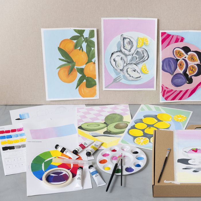 Starter Kreativ Set: Lernen Sie mit Gouache zu malen