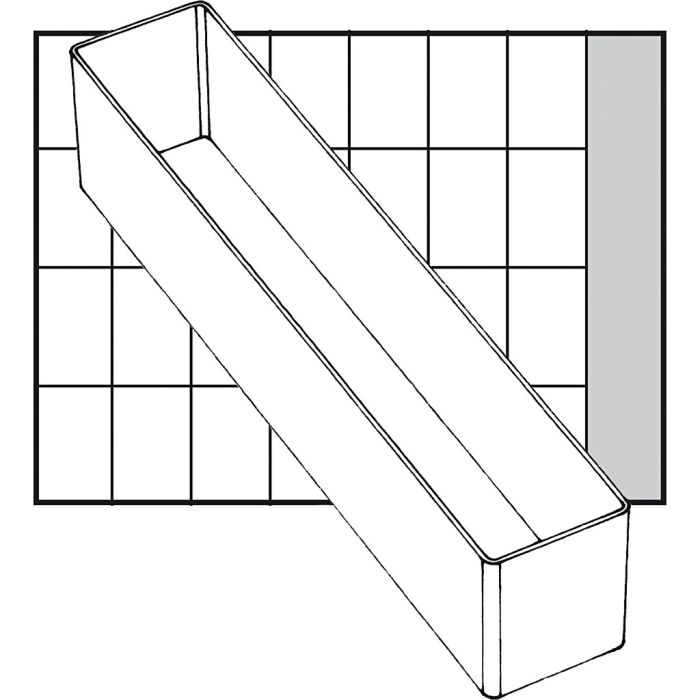 Einsetz-Box, Nr. A9-4, H 47 mm, Größe 218x39 mm, 1 Stk