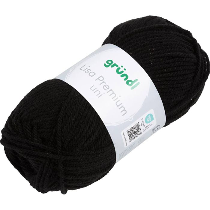 Schwarz, 50 g/ 1 Knäuel