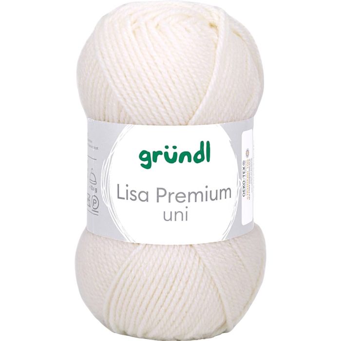 Nadel 3-3,5, Creme, 50 g/ 1 Knäuel