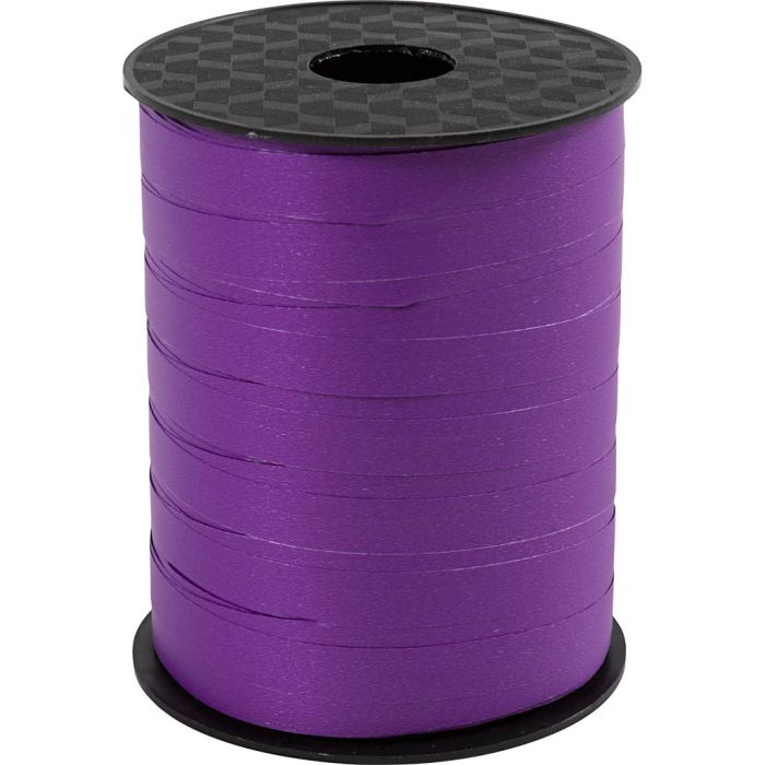 Geschenkband, B 10 mm, Matt, Flieder, 250 m/ 1 Rolle