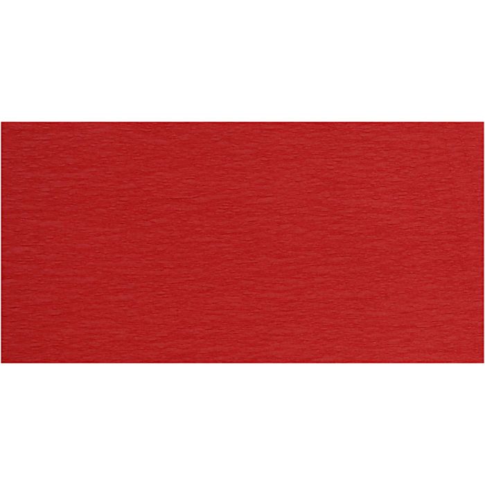 Krepppapier, Blatt 50x250 cm, 22 g, Rot, 10 Lage/ 1 Pck