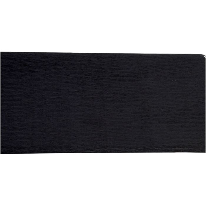 Krepppapier, Blatt 50x250 cm, 22 g, Schwarz, 10 Lage/ 1 Pck