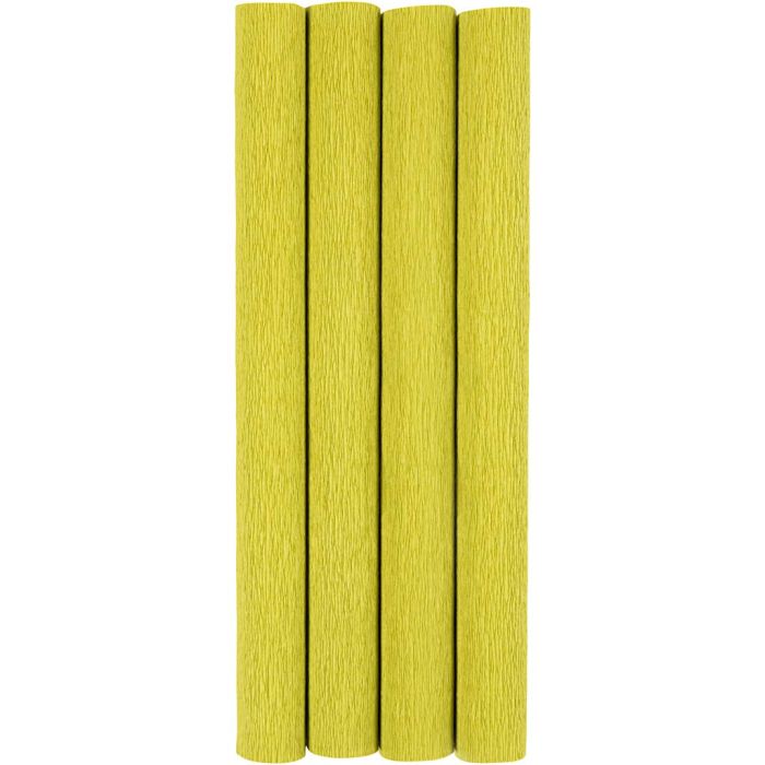 Krepppapier, Blatt 25x60 cm, Kreppanteil: 180%, 105 g, Hellgrün, 4 Bl./ 1 Pck