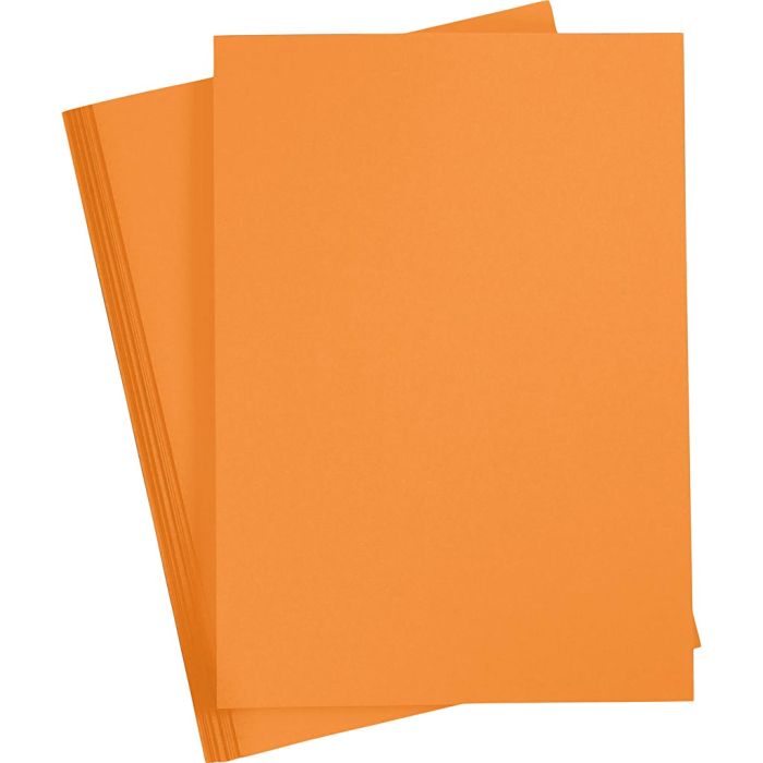 Bastelkarton, A3, 180 g, Orange, 25 Bl./ 1 Pck