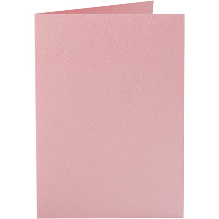 Karten, Kartengröße 10,5x15 cm, 220 g, Rosa, 10 Stk/ 1 Pck