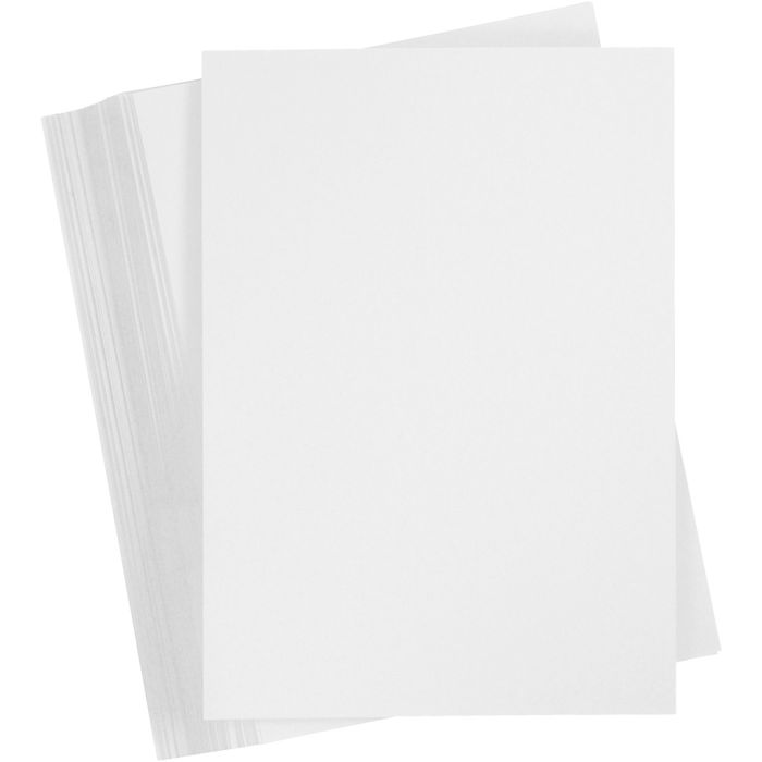 Karton, A5, Blatt 148x210 mm, 250 g, Weiß, 100 Bl./ 1 Pck