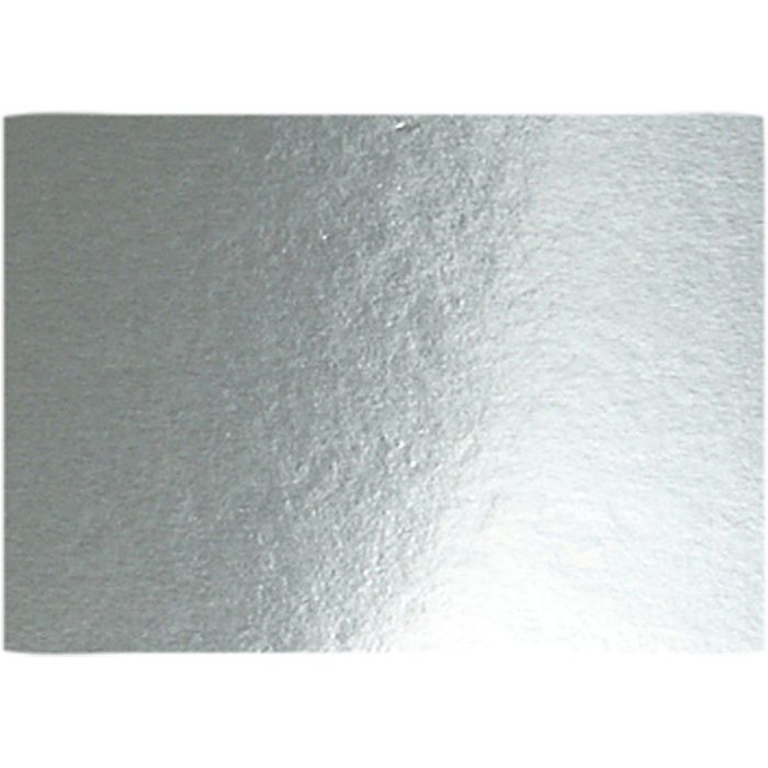 Metallic-Folienkarton, A4, Blatt 210x297 mm, 280 g, Silber, 10 Bl./ 1 Pck