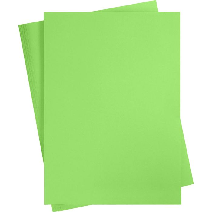 Karton, A3, 270 g, Hellgrün, 10 Bl./ 1 Pck