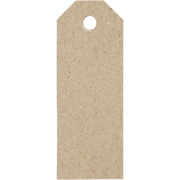 Manila-Anhänger, Größe 3x8 cm, 220 g, Natur, 20 Stk/ 1 Pck
