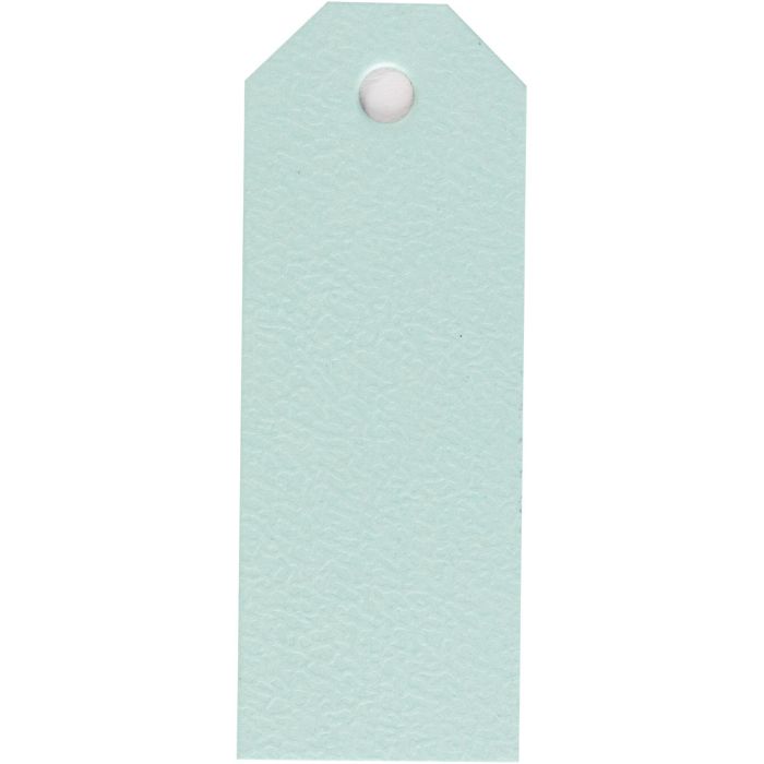 Manila-Anhänger, Größe 3x8 cm, 220 g, Hellblau, 20 Stk/ 1 Pck