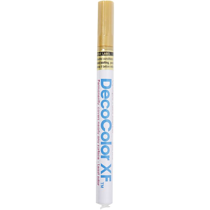 Permanent-Marker, Strichstärke 1,2 mm, Gold, 1 Stk