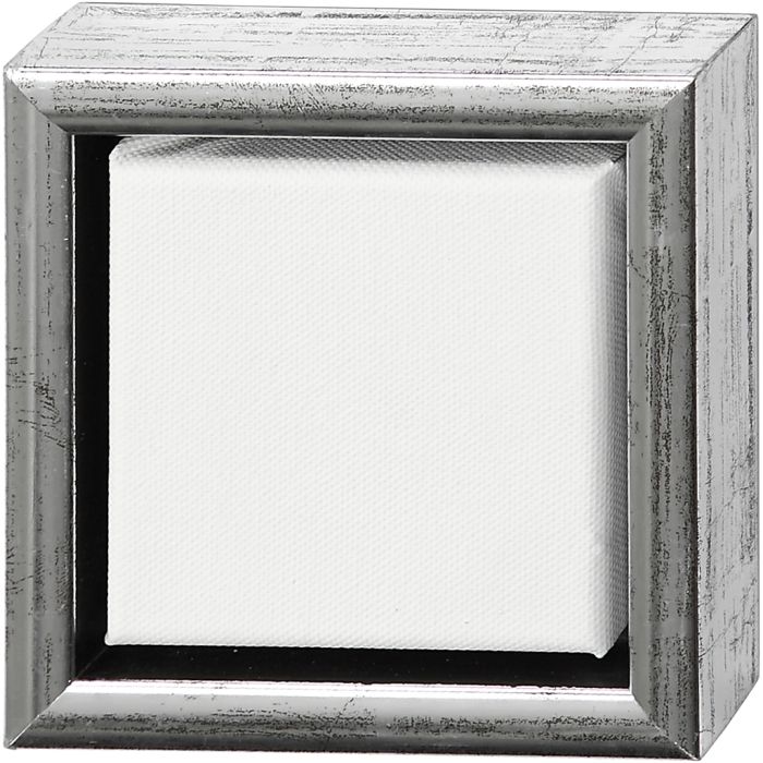 Leinwand mit Holzrahmen, Größe 10x10 cm, 360 g, Sortierte Farben, 1 Stk