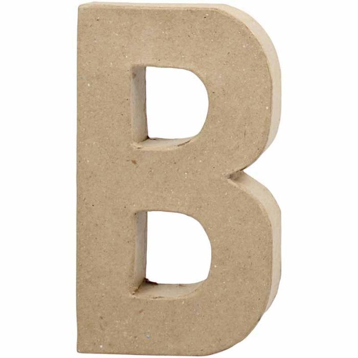 Buchstabe, B, H 20,5 cm, B 11,5 cm, Dicke 2,5 cm, 1 Stk