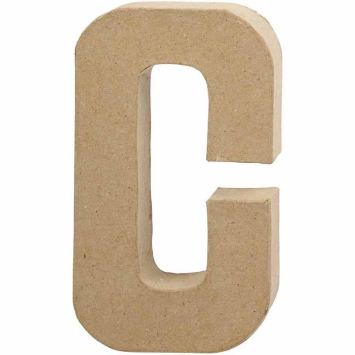 Buchstabe, C, H 20,5 cm, B 11,5 cm, Dicke 2,5 cm, 1 Stk