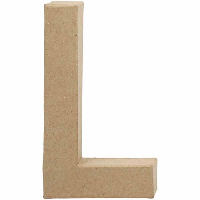 Buchstabe, L, H 20,3 cm, B 11,4 cm, Dicke 2,5 cm, 1 Stk