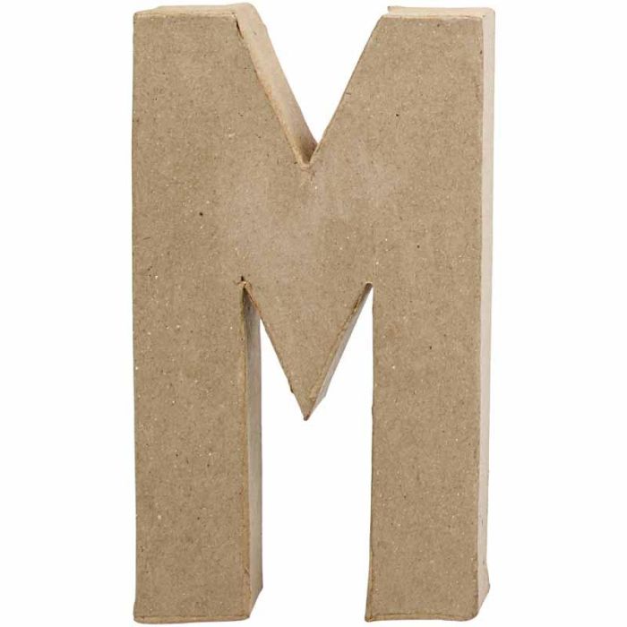 Buchstabe, M, H 20,5 cm, B 12 cm, Dicke 2,5 cm, 1 Stk