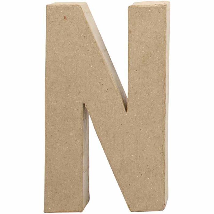 Buchstabe, N, H 20,2 cm, B 11,5 cm, Dicke 2,5 cm, 1 Stk