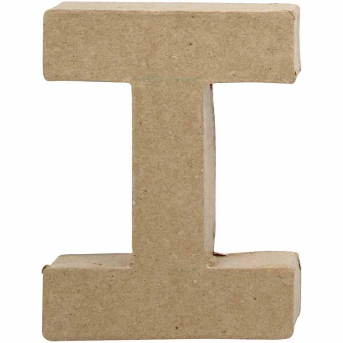 Buchstabe, I, H 10 cm, B 7,5 cm, Dicke 1,7 cm, 1 Stk
