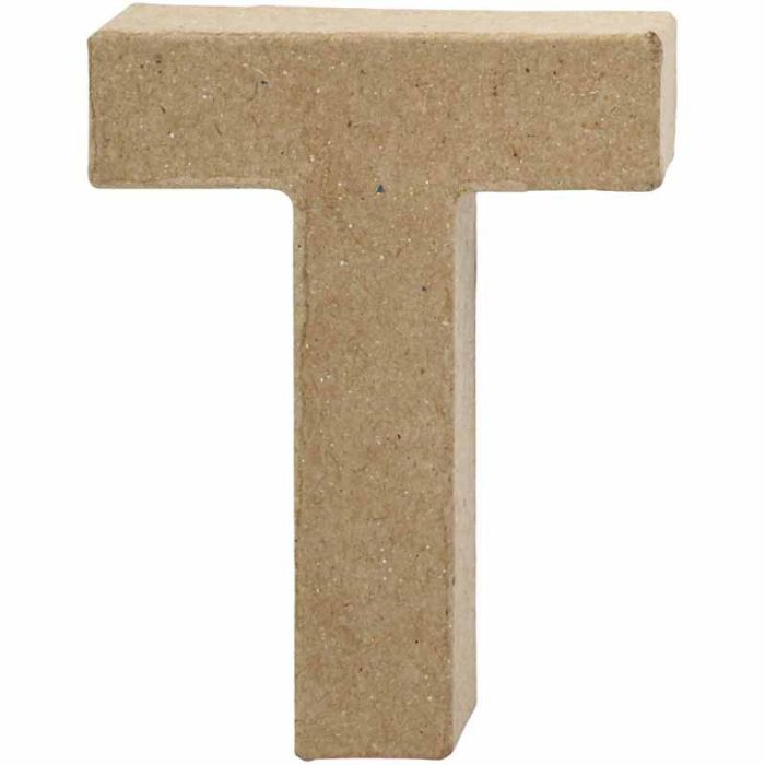 Buchstabe, T, H 10 cm, B 7,8 cm, Dicke 1,7 cm, 1 Stk