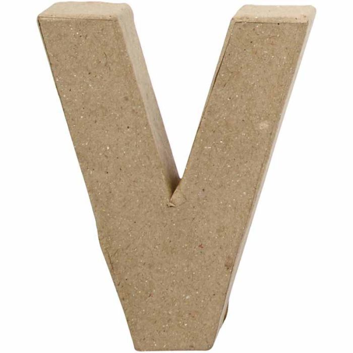 Buchstabe, V, H 10 cm, B 8 cm, Dicke 1,7 cm, 1 Stk