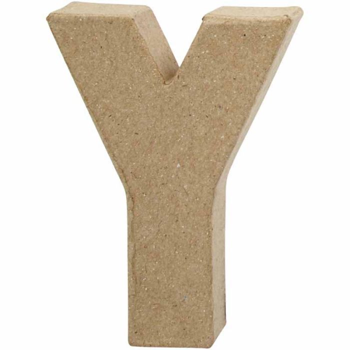 Buchstabe, Y, H 10 cm, B 7,9 cm, Dicke 1,7 cm, 1 Stk