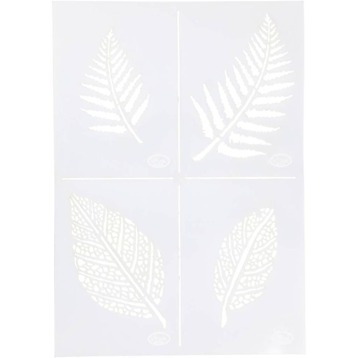 Schablone, Blätter, A4, Blatt 210x297 mm, 1 Stk