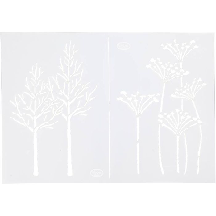 Schablone, Herbst, A4, Blatt 210x297 mm, 1 Stk