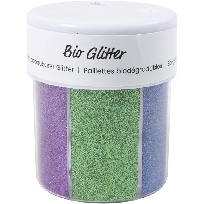 Bio Sparkles, Sortierte Farben, 6x28 ml/ 1 Dose