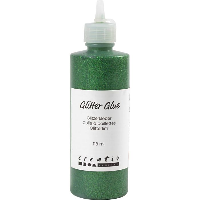 Glitzerkleber, Grün, 118 ml/ 1 Fl.