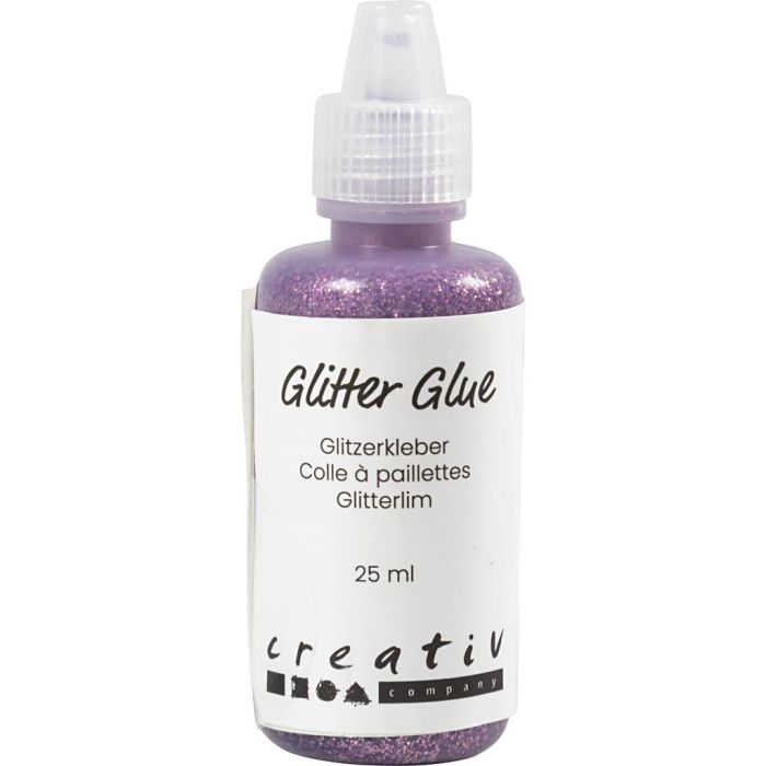 Glitzerkleber, Flieder, 25 ml/ 1 Fl.