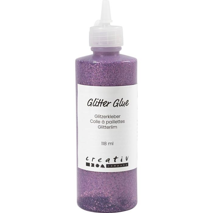 Glitzerkleber, Flieder, 118 ml/ 1 Fl.
