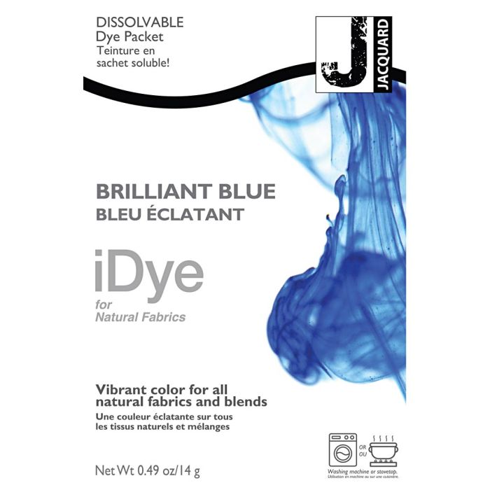 iDye für natürliche Stoffe, Brillantblau, 14 g/ 1 Pck