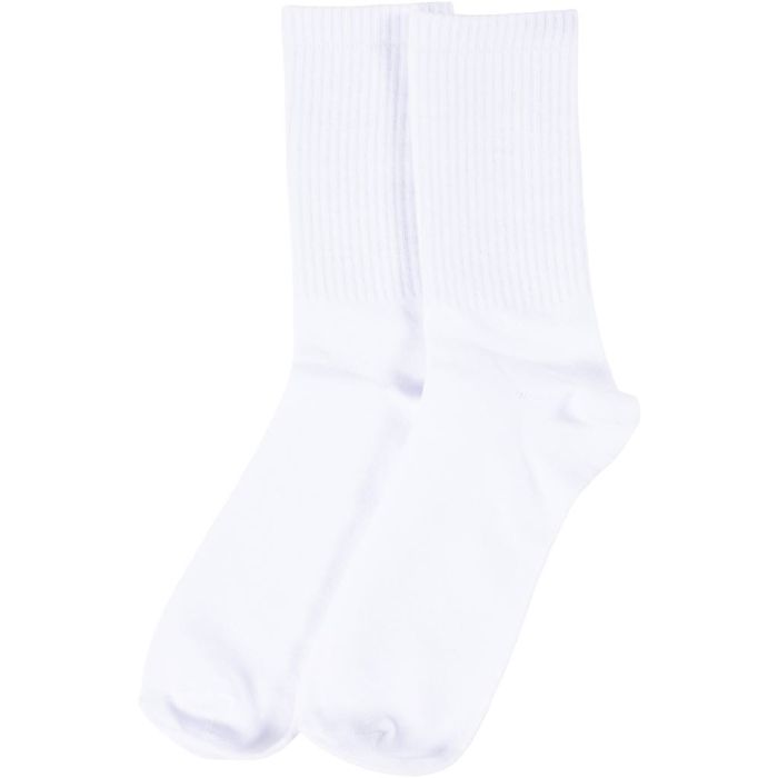 Baumwollsocken, Größe 39-42, Weiß, 1 Paar