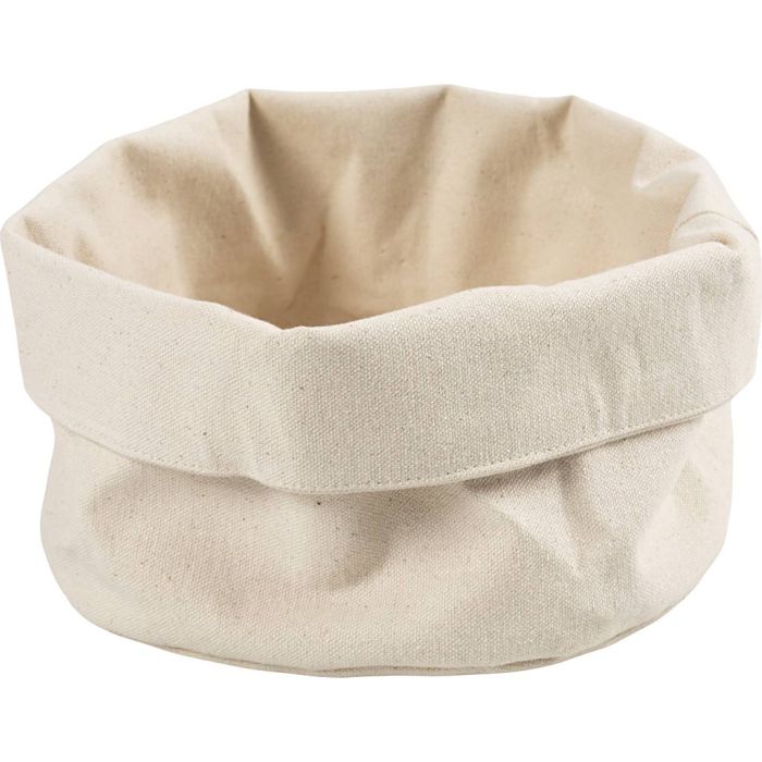 Stoffkörbe, H 14,5 cm, D 20 cm, 385 g, Hellnatur, 2 Stk/ 1 Pck