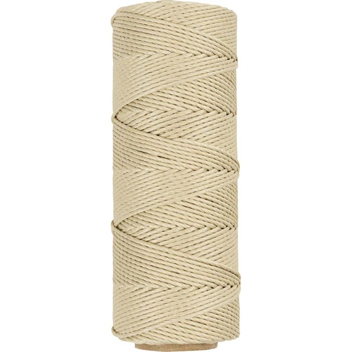 Bambusschnur, Dicke 1 mm, Naturweiß, 65 m/ 1 Rolle