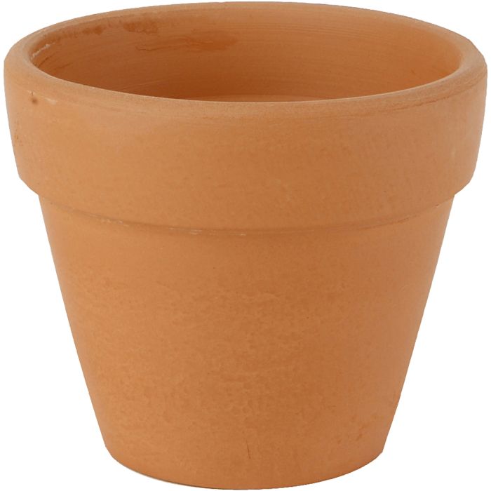 Blumentopf, H 8 cm, D 9 cm, 24 Stk/ 1 Pck