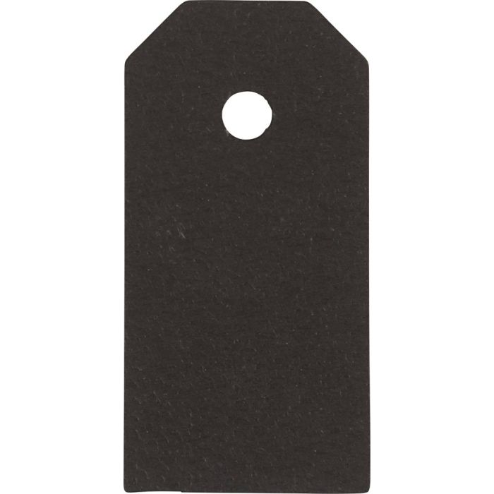 Manila-Anhänger, Größe 3x6 cm, 250 g, Schwarz, 30 Stk/ 1 Pck