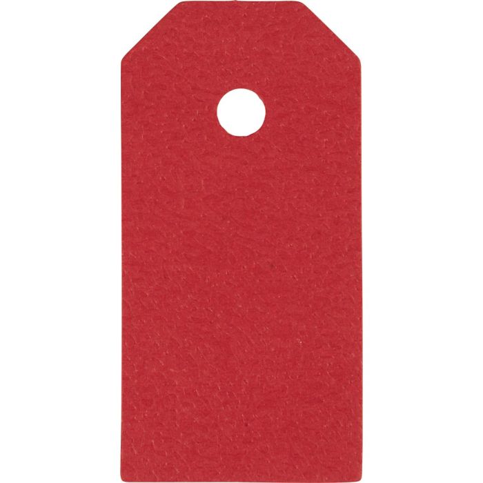 Manila-Anhänger, Größe 3x6 cm, 250 g, Rot, 30 Stk/ 1 Pck