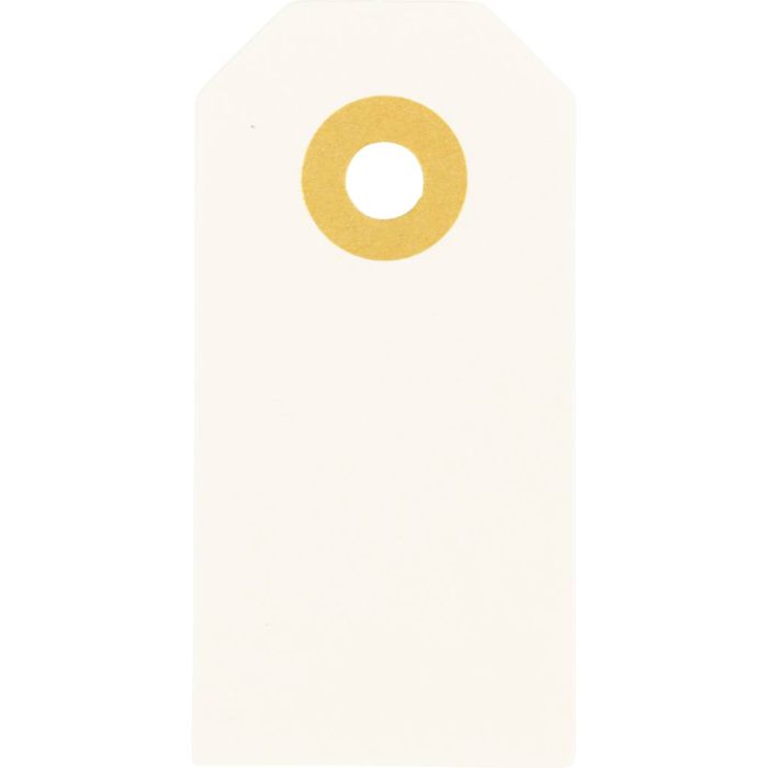 Manila-Anhänger, Größe 3x6 cm, 250 g, Creme, 30 Stk/ 1 Pck
